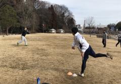 初回の練習・逆川緑地