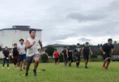 僅かな人数での断続的な練習