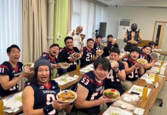 メガ丼VS茨城セイバーズ 収録現場